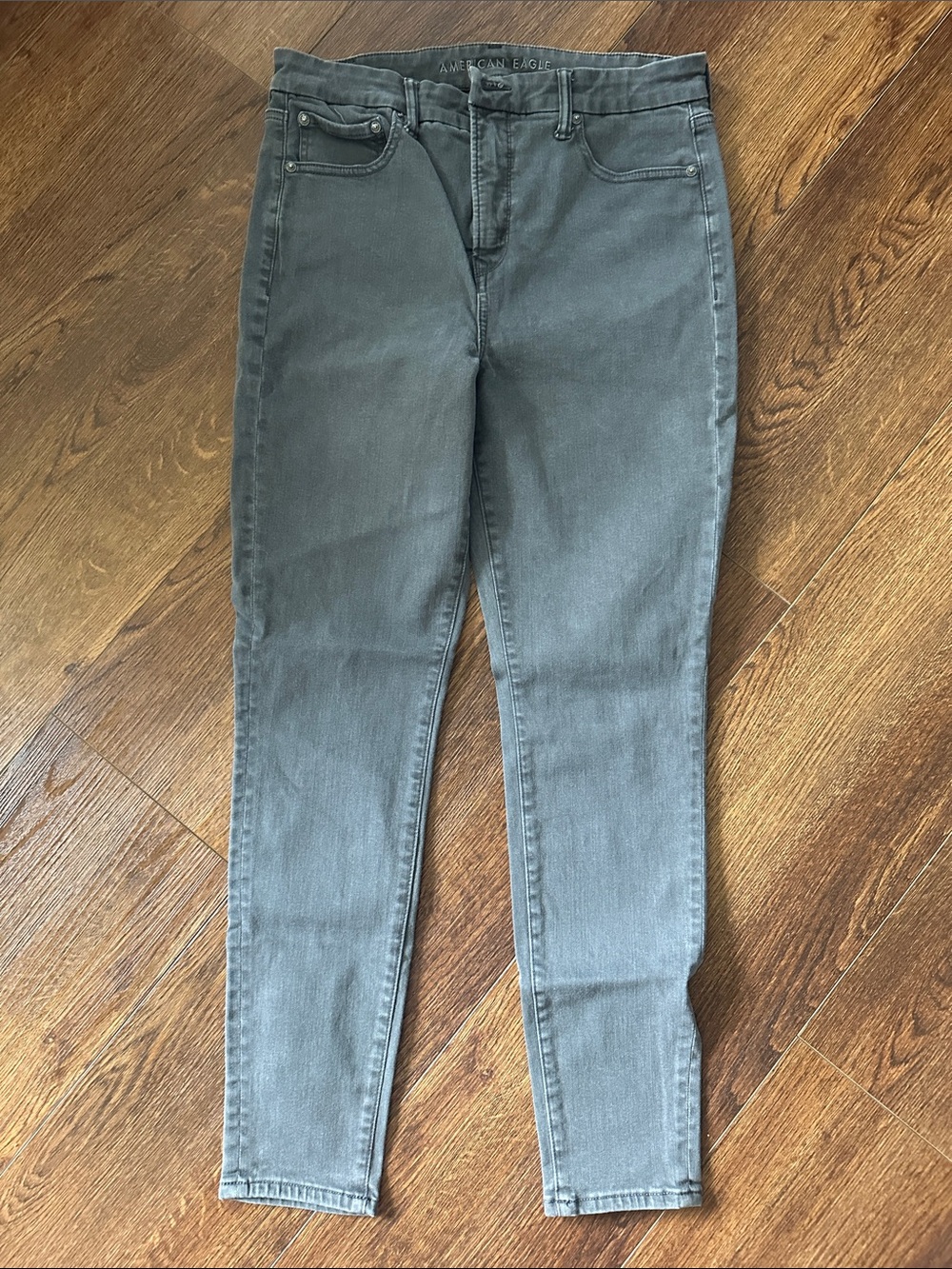 American Eagle Outfitters Women's Skinny Jeans - Slate Gray
